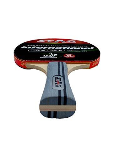 Stag International Table Tennis Racquet | Intermediate | ITTF Approved Rubber