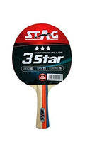 Stag 3 Star Table Tennis Racket (148 grams, Beginner )