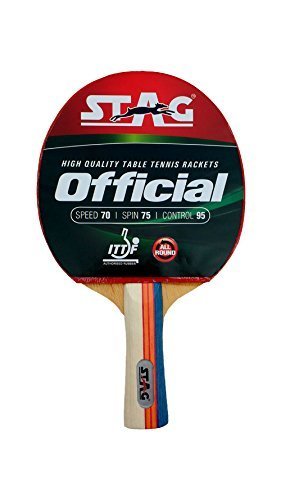Stag Official Table Tennis Racquet( 180 grams, Intermediate)