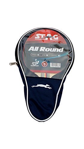 Stag All Round Table Tennis Racquet | 180 grams | Advanced | ITTF Approved Rubber