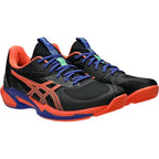 Asics Solution Speed FF3 Padel Shoes -Black/Vivid Coral
