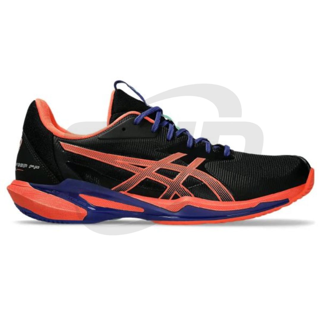 Asics Solution Speed FF3 Padel Shoes -Black/Vivid Coral