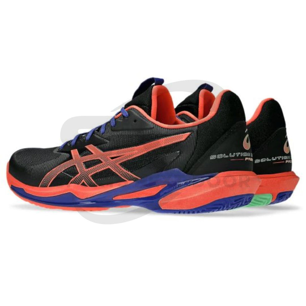 Asics Solution Speed FF3 Padel Shoes -Black/Vivid Coral