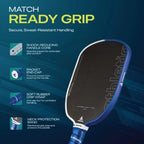 Athletiq Titan (Trilogy Pro Series) Hot Pressed Thermoformed Japanese Toray T700 Elongated Pickleball Paddle