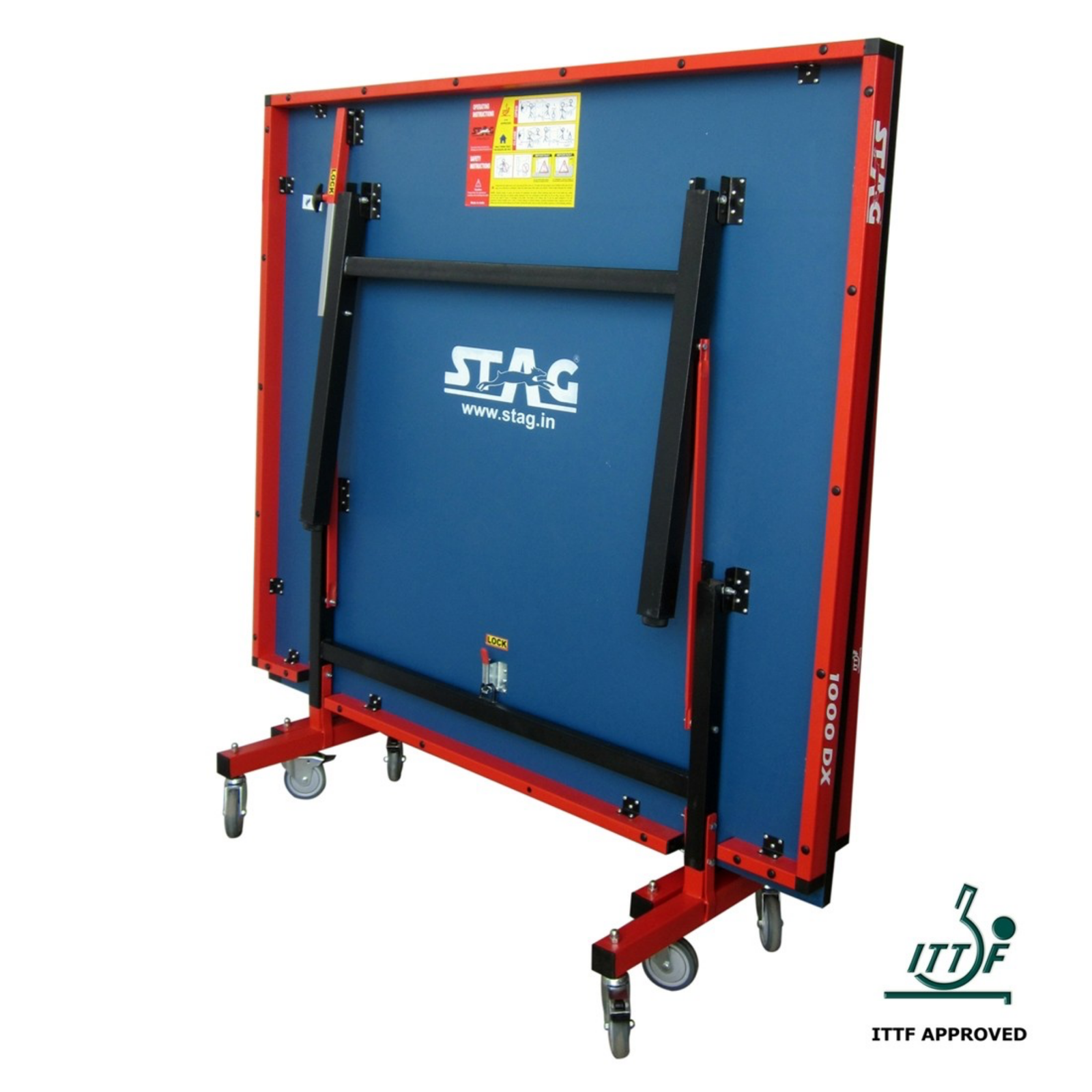 Stag International Deluxe 1000DX Table Tennis Table - 25mm, ITTF Approved
