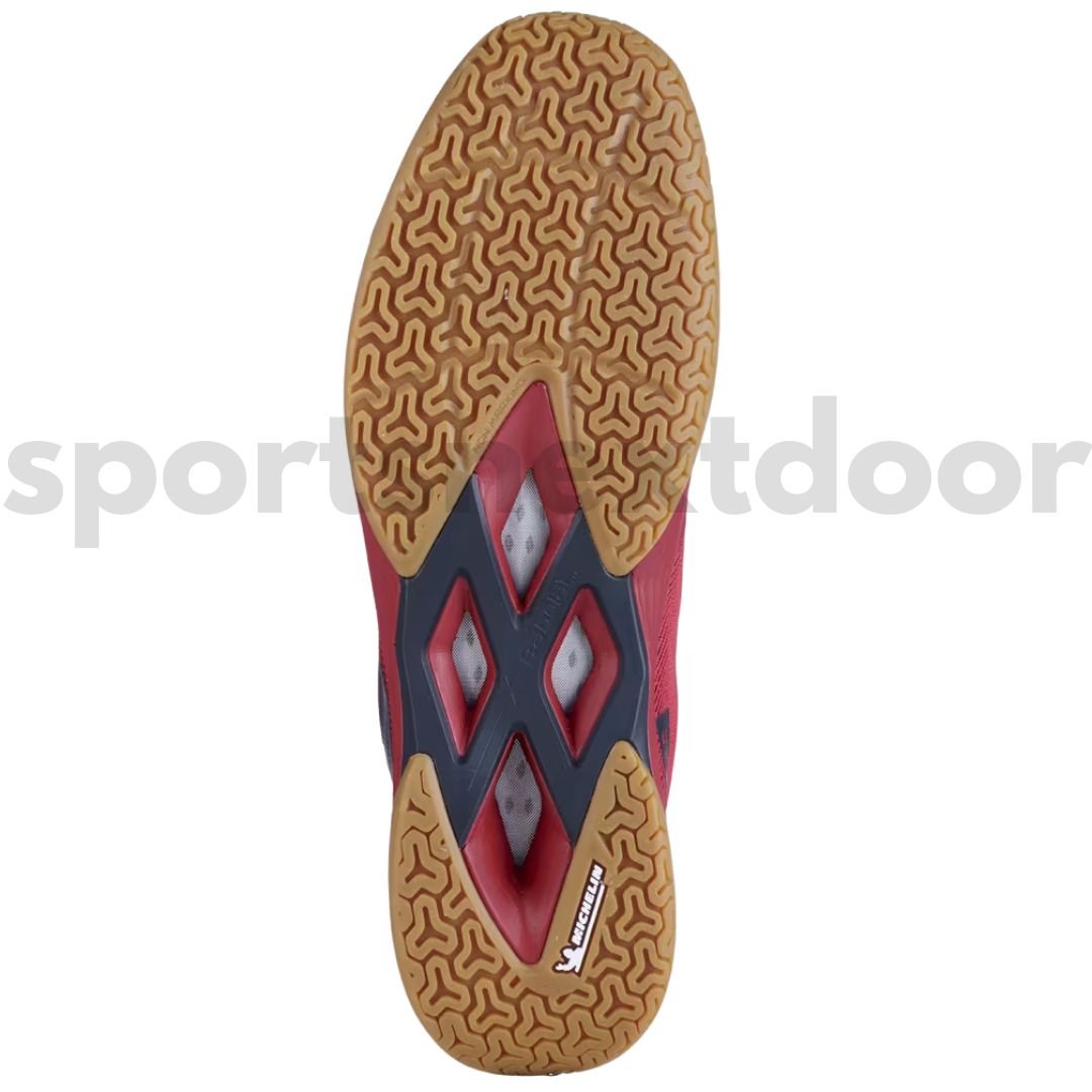 Babolat Badminton Shoes Shadow Spirit 2 - Black Poppy Red