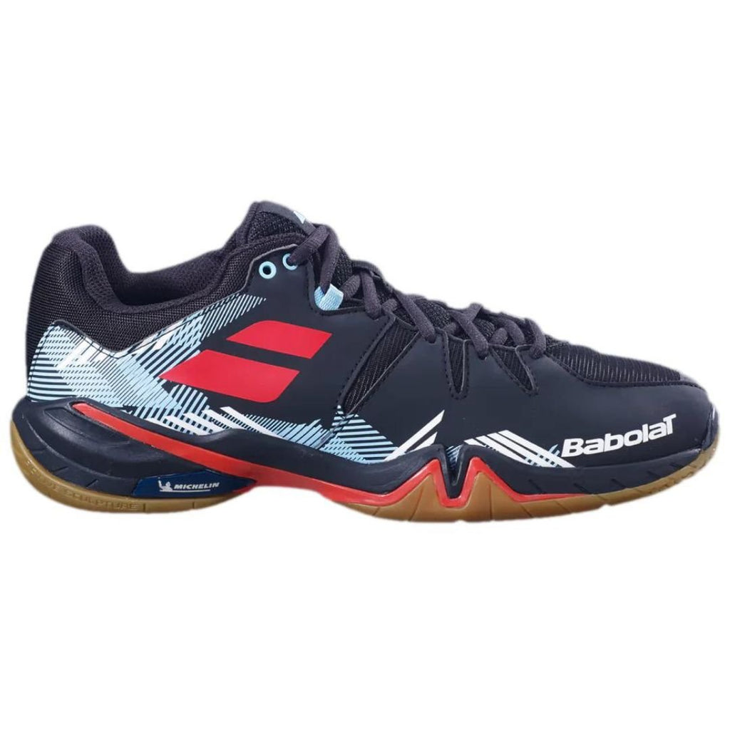 Babolat Badminton Shoes Shadow Spirit - Black Tomato Red