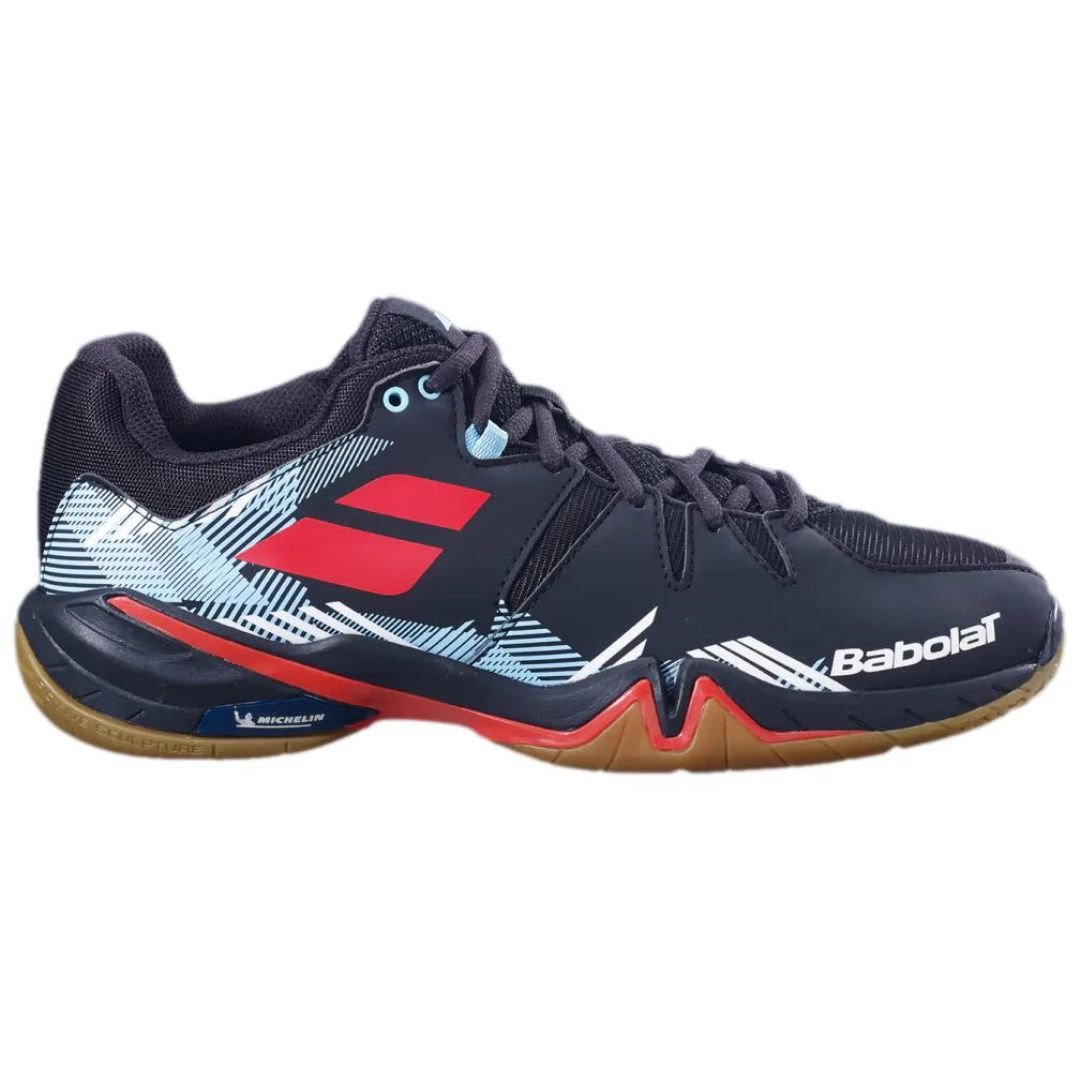 Babolat Badminton Shoes Shadow Spirit - Black Tomato Red