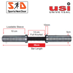 USI DB14 Loadable Olympic Dumbbell Rod