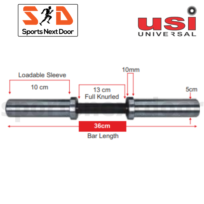USI DB14 Loadable Olympic Dumbbell Rod