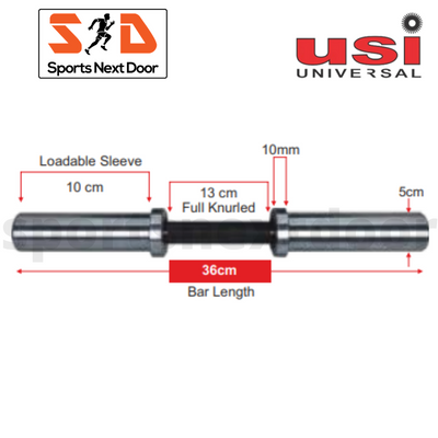 USI DB14 Loadable Olympic Dumbbell Rod