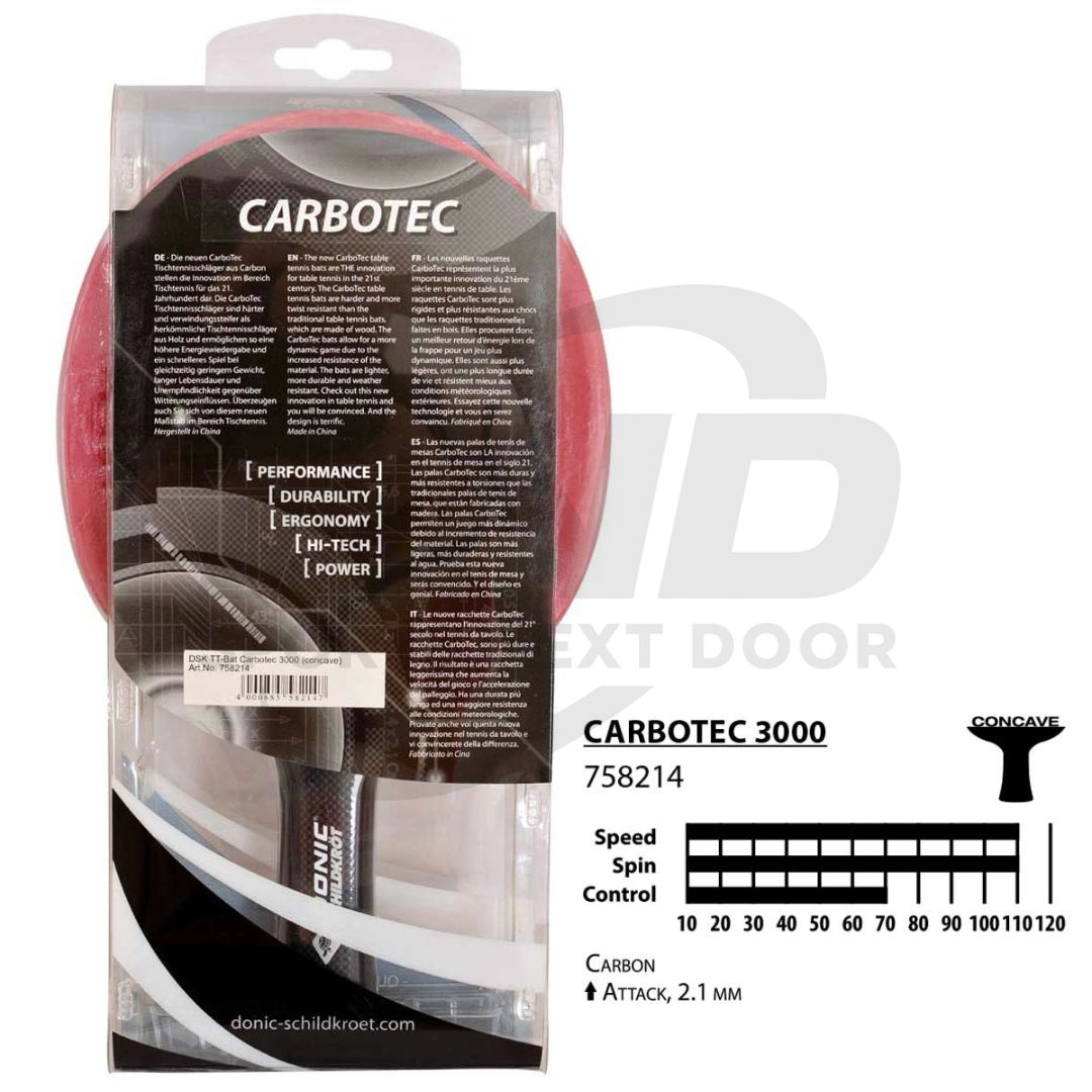 Donic Carbotec 3000 Table Tennis Bat