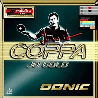 Donic Coppa JO Gold Table Tennis Rubber (Black)