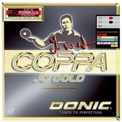 Donic Coppa JO Gold Table Tennis Rubber (Red)