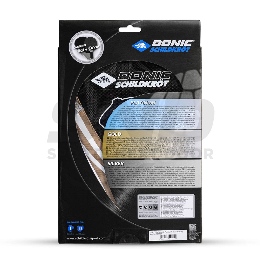 Donic Legends Gold Table Tennis Bat