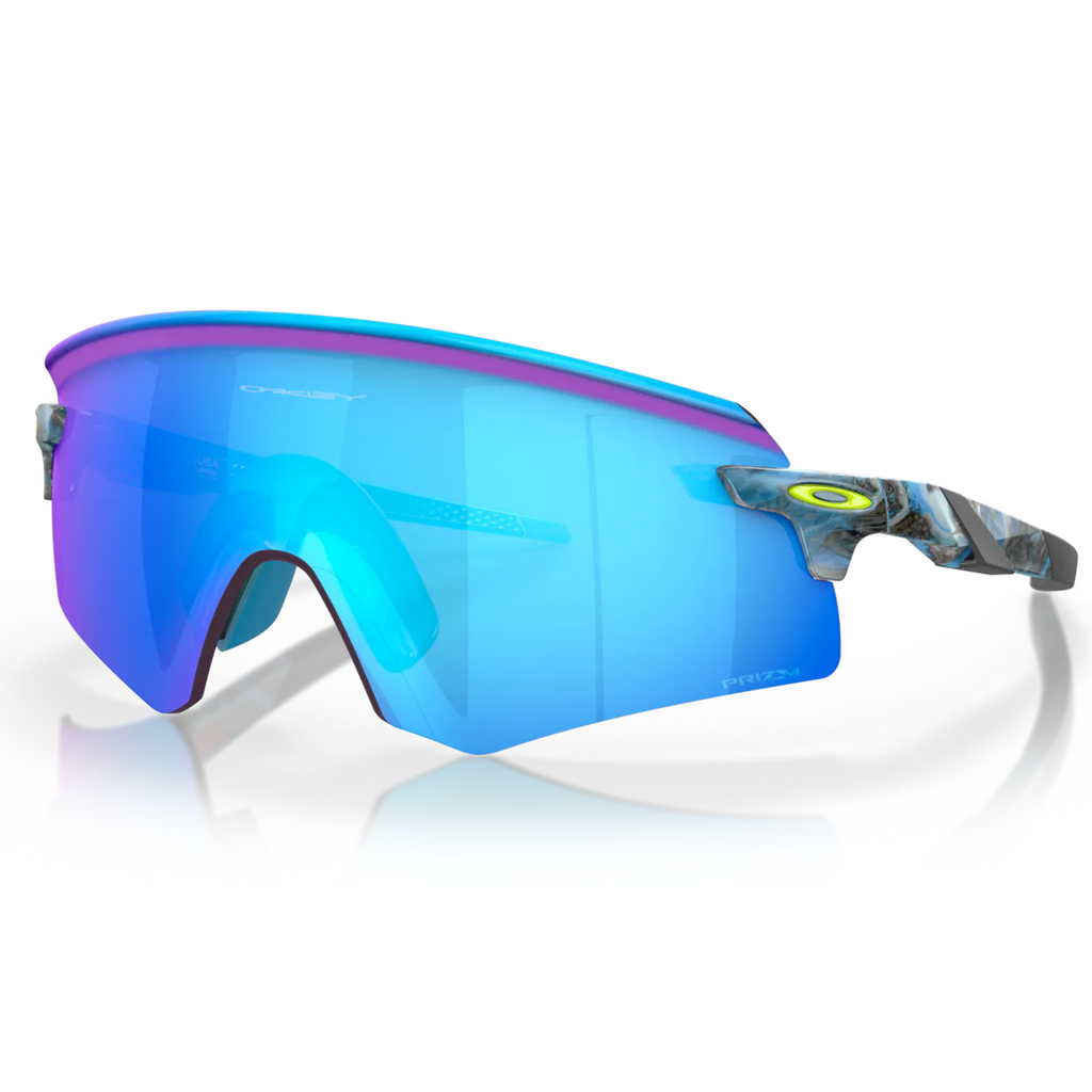 Oakley Encoder Sunglasses OO9471-0936, Prizm Sapphire Lenses, Sanctuary Swirl Frame