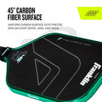 Franklin C45 Carbon Fiber Dynasty Pickleball Paddle – 14mm – Mint