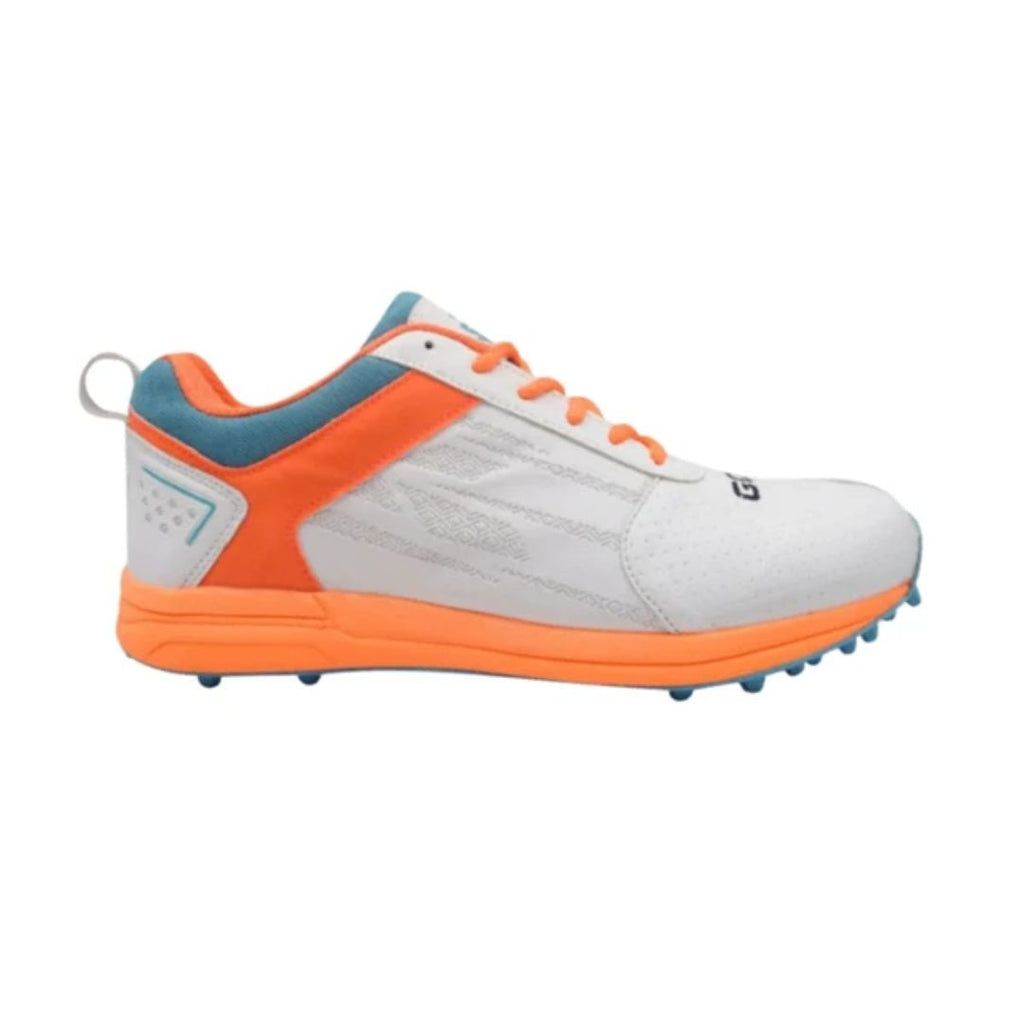 Gowin Test Cricket Shoes (White/Orange/Sky)
