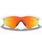 Oakley M2 Frame XL Sunglasses OO9343-0545 - Fire Iridium Lenses, Polished White Frame