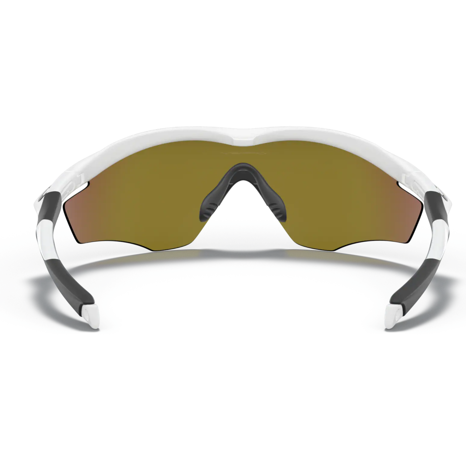 Oakley M2 Frame XL Sunglasses OO9343-0545 - Fire Iridium Lenses, Polished White Frame