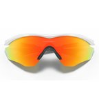 Oakley M2 Frame XL Sunglasses OO9343-0545 - Fire Iridium Lenses, Polished White Frame