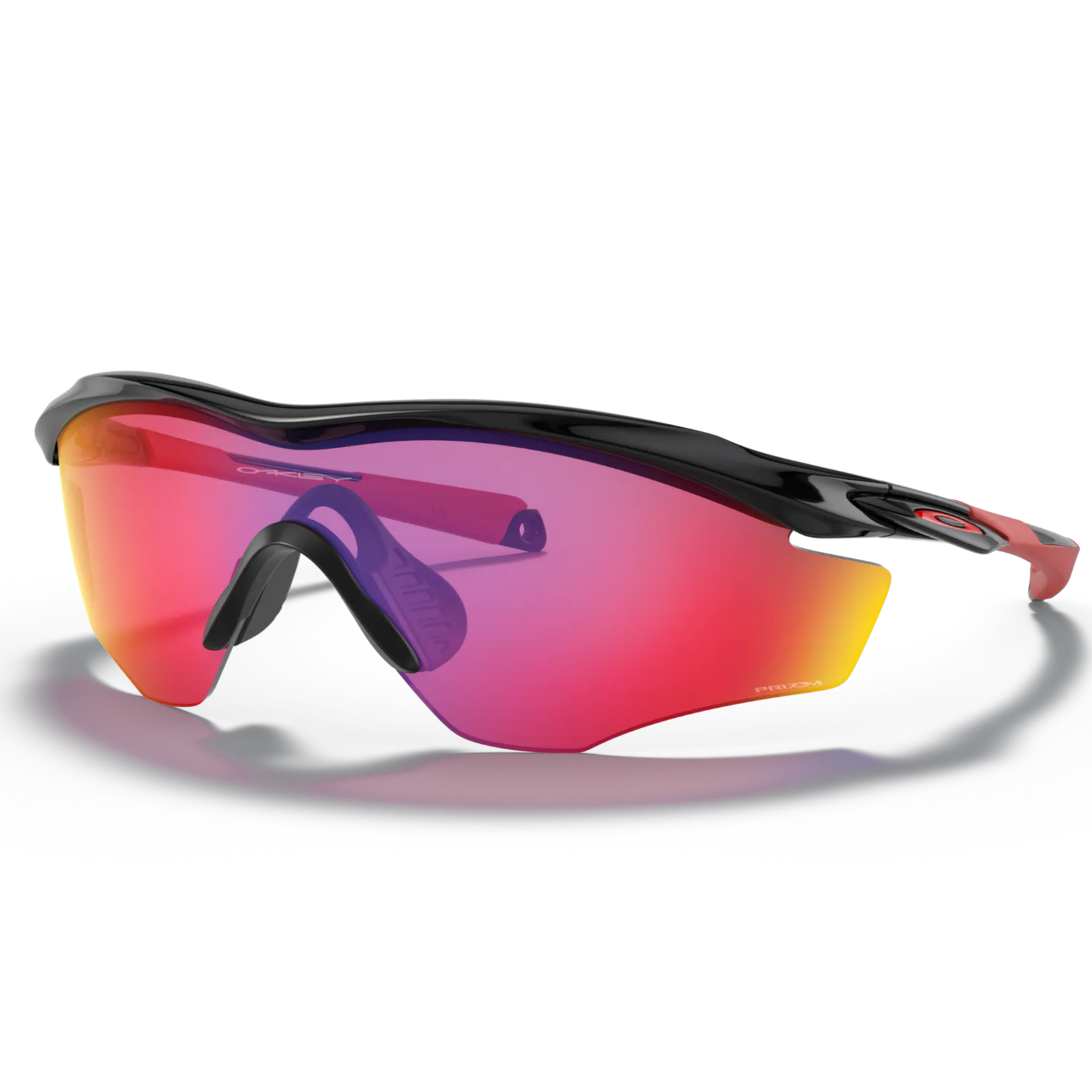 Oakley M2 Frame XL Sunglasses OO9343-0845 - Prizm Road Lenses, Polished Black Frame