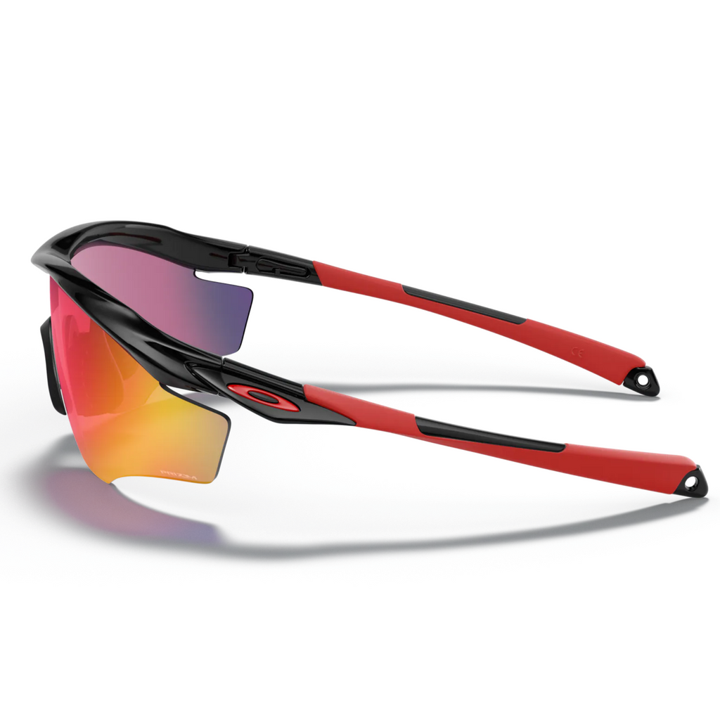Oakley M2 Frame XL Sunglasses OO9343-0845 - Prizm Road Lenses, Polished Black Frame