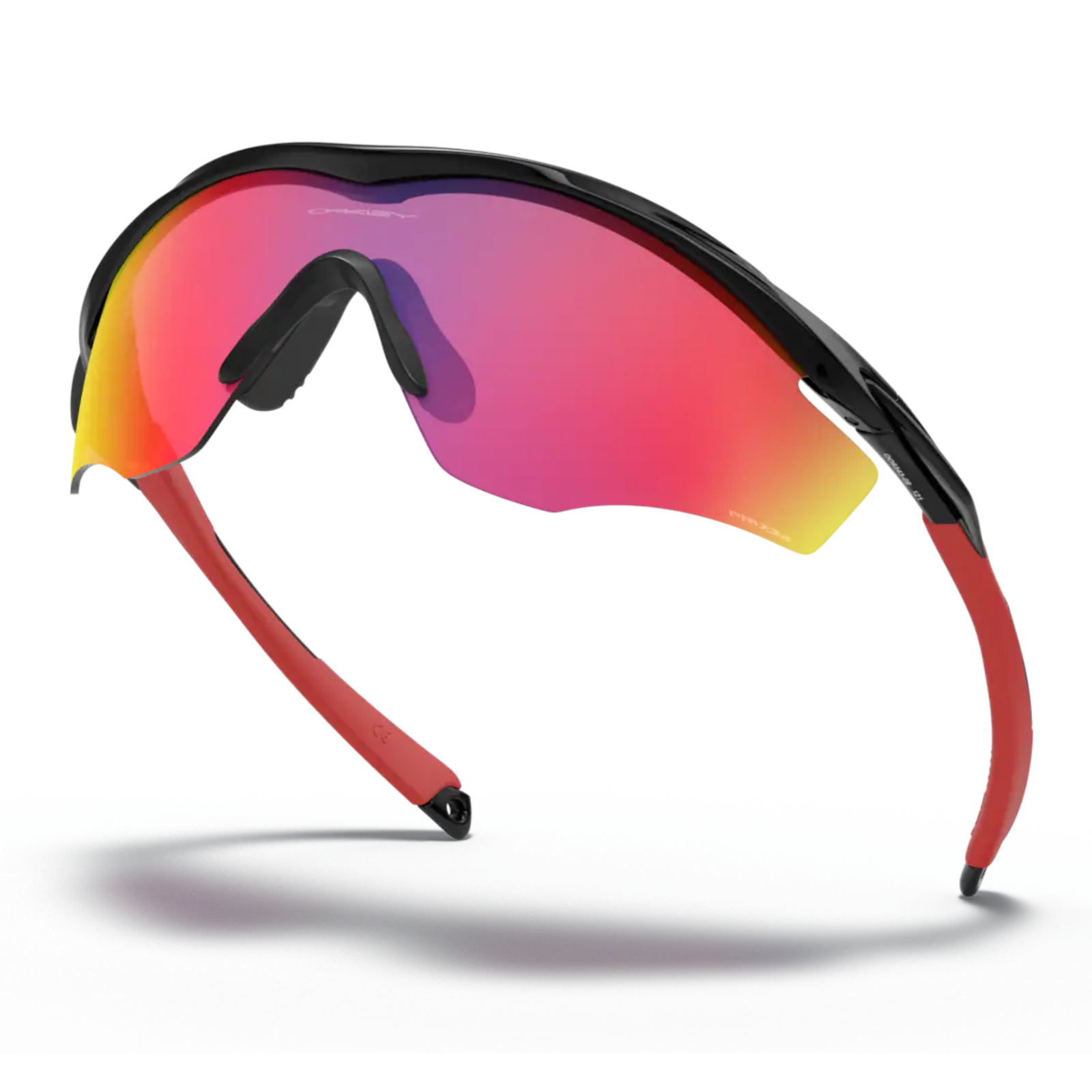 Oakley M2 Frame XL Sunglasses OO9343-0845 - Prizm Road Lenses, Polished Black Frame