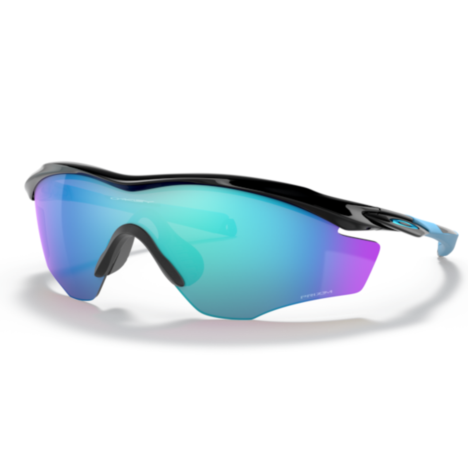 Oakley M2 Frame XL Sunglasses OO9343-2145 - Prizm Sapphire Lenses, Polished Black Frame