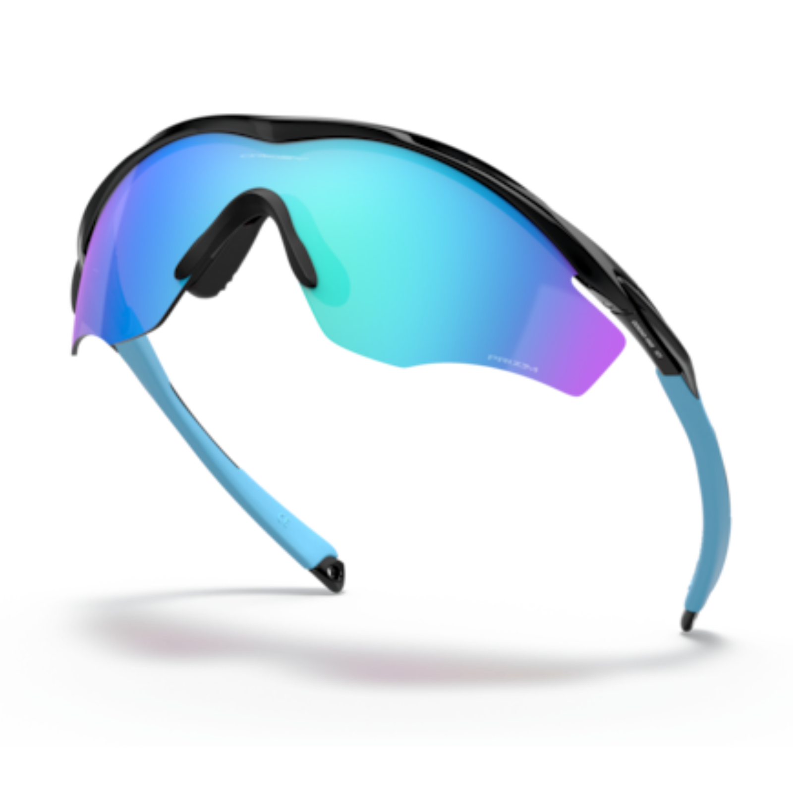 Oakley M2 Frame XL Sunglasses OO9343-2145 - Prizm Sapphire Lenses, Polished Black Frame