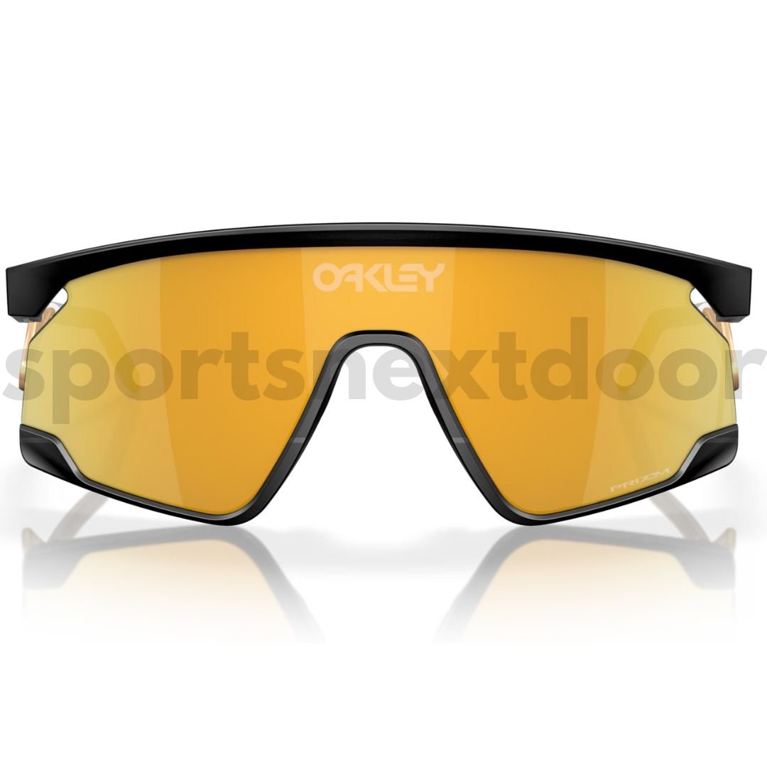 Oakley BXTR Metal Sunglasses OO9237-0139, Prizm 24k Lenses, Matte Black Frame