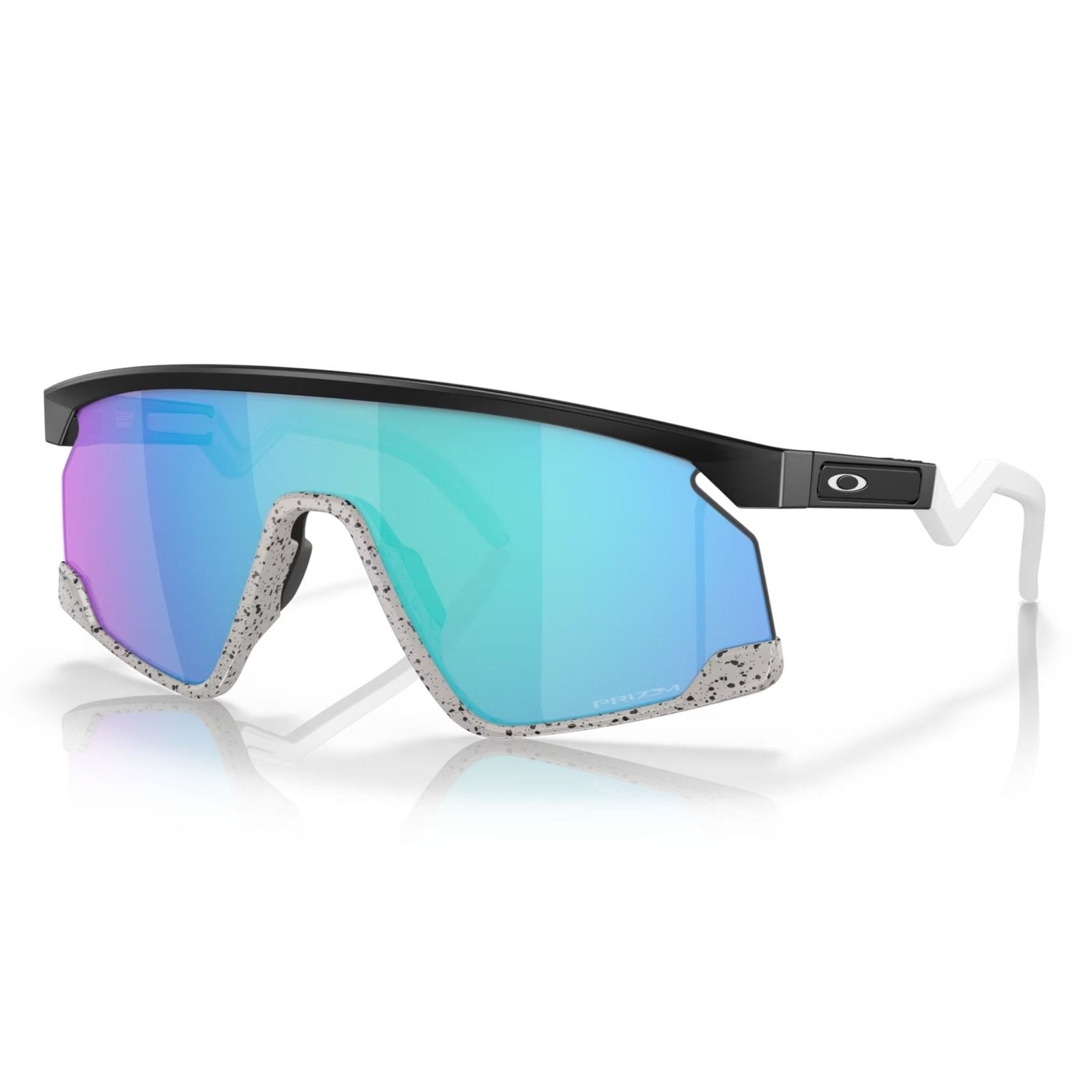 Oakley BXTR Sunglasses OO9280-0339, Prizm Sapphire Lenses, Matte Black Frame