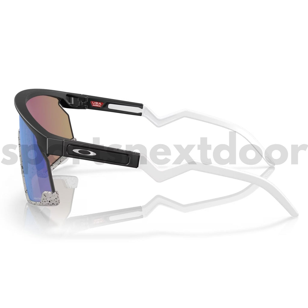 Oakley BXTR Sunglasses OO9280-0339, Prizm Sapphire Lenses, Matte Black Frame