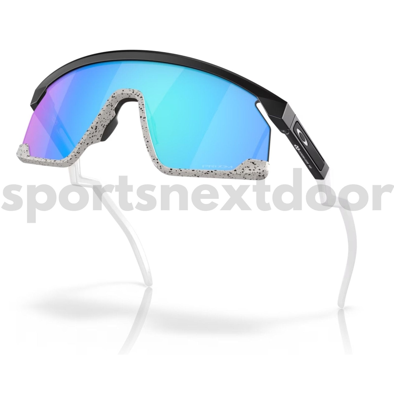 Oakley BXTR Sunglasses OO9280-0339, Prizm Sapphire Lenses, Matte Black Frame
