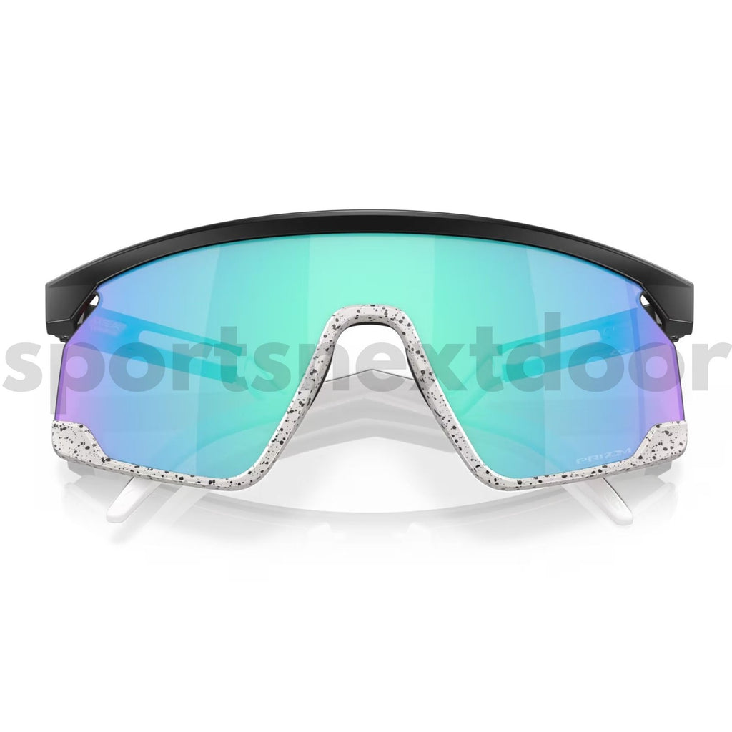 Oakley BXTR Sunglasses OO9280-0339, Prizm Sapphire Lenses, Matte Black Frame
