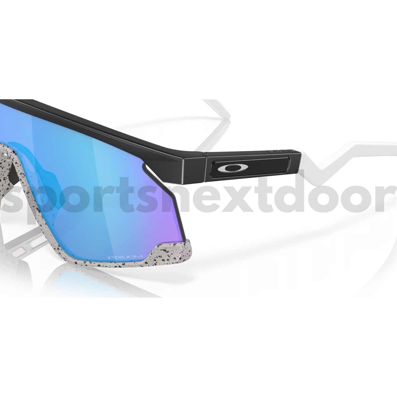 Oakley BXTR Sunglasses OO9280-0339, Prizm Sapphire Lenses, Matte Black Frame