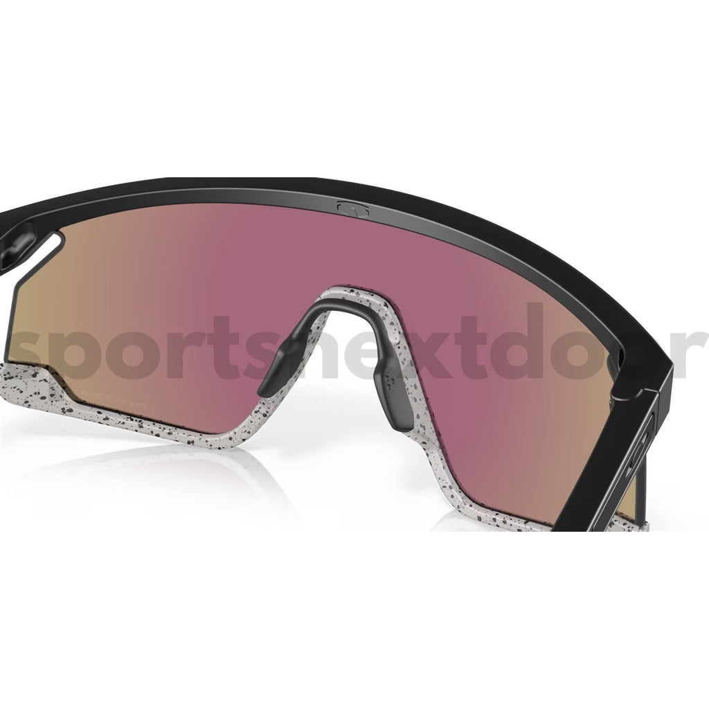 Oakley BXTR Sunglasses OO9280-0339, Prizm Sapphire Lenses, Matte Black Frame
