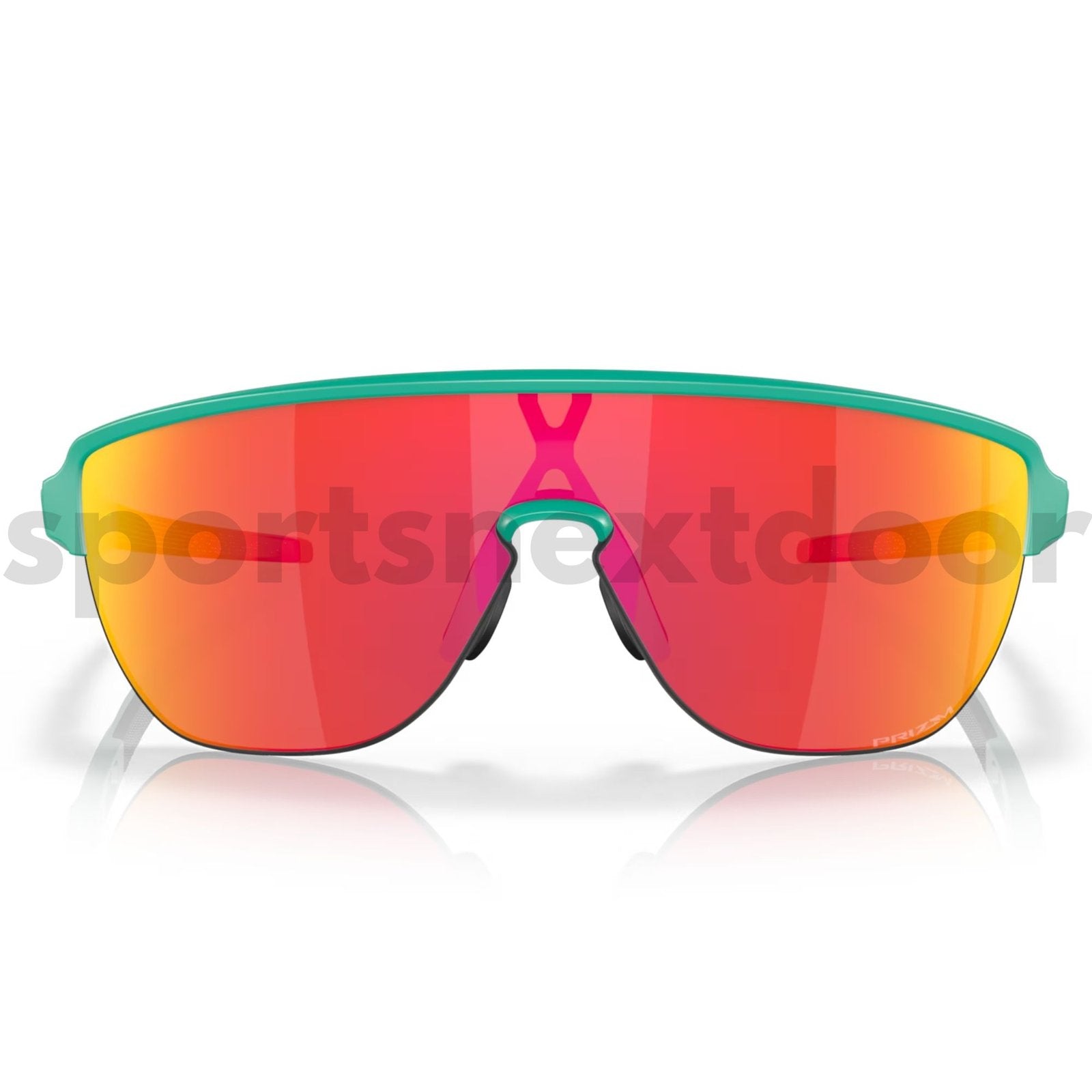 Oakley Corridor Sunglasses OO9248-0442, Prizm Ruby Lenses, Matte Celeste Frame