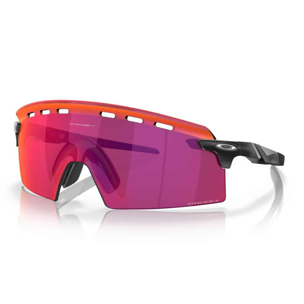 Oakley Encoder Strike Sunglasses OO9235-0239, Prizm Road Lenses, Matte Black Frame