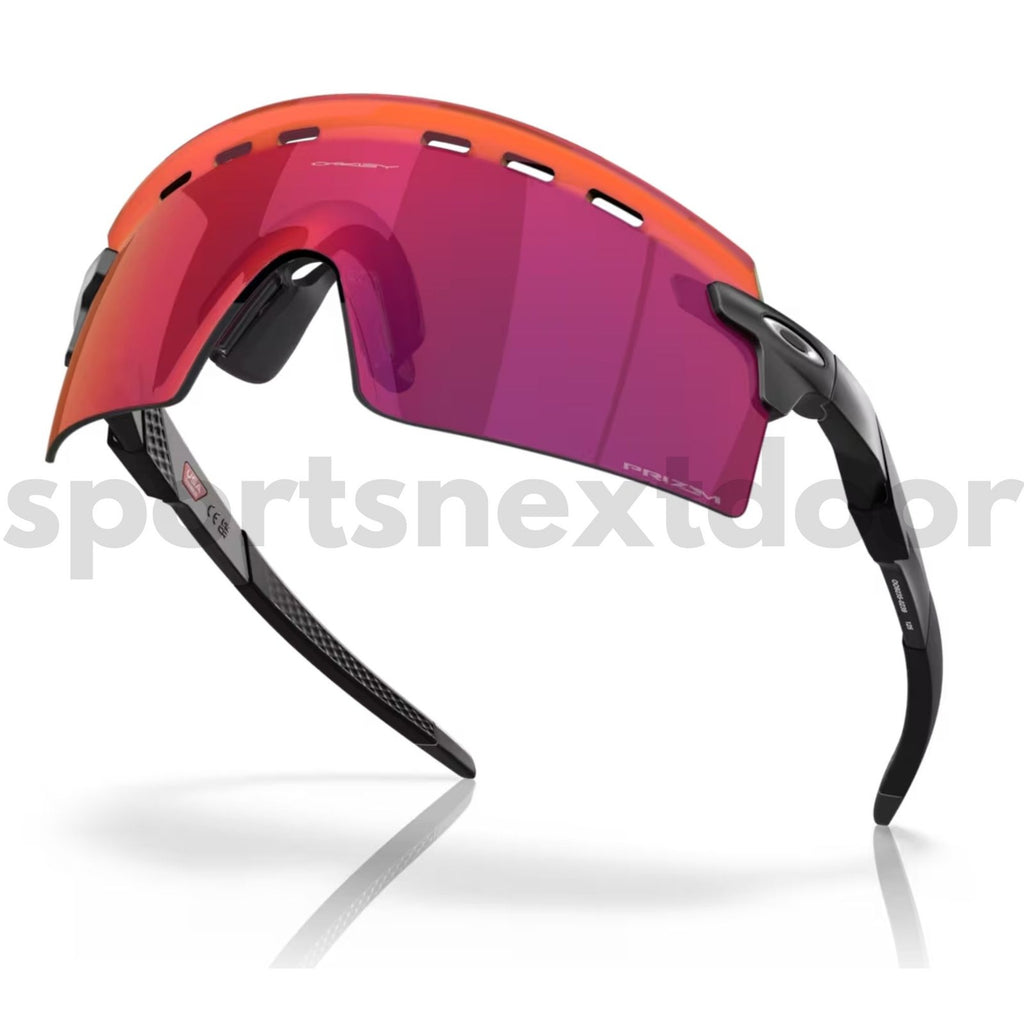 Oakley Encoder Strike Sunglasses OO9235-0239, Prizm Road Lenses, Matte Black Frame