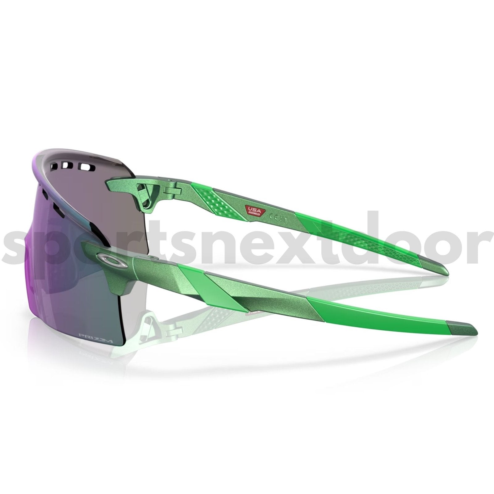 Oakley Encoder Strike Sunglasses OO9235-0439, Prizm Jade Lenses, Gamma Green Frame