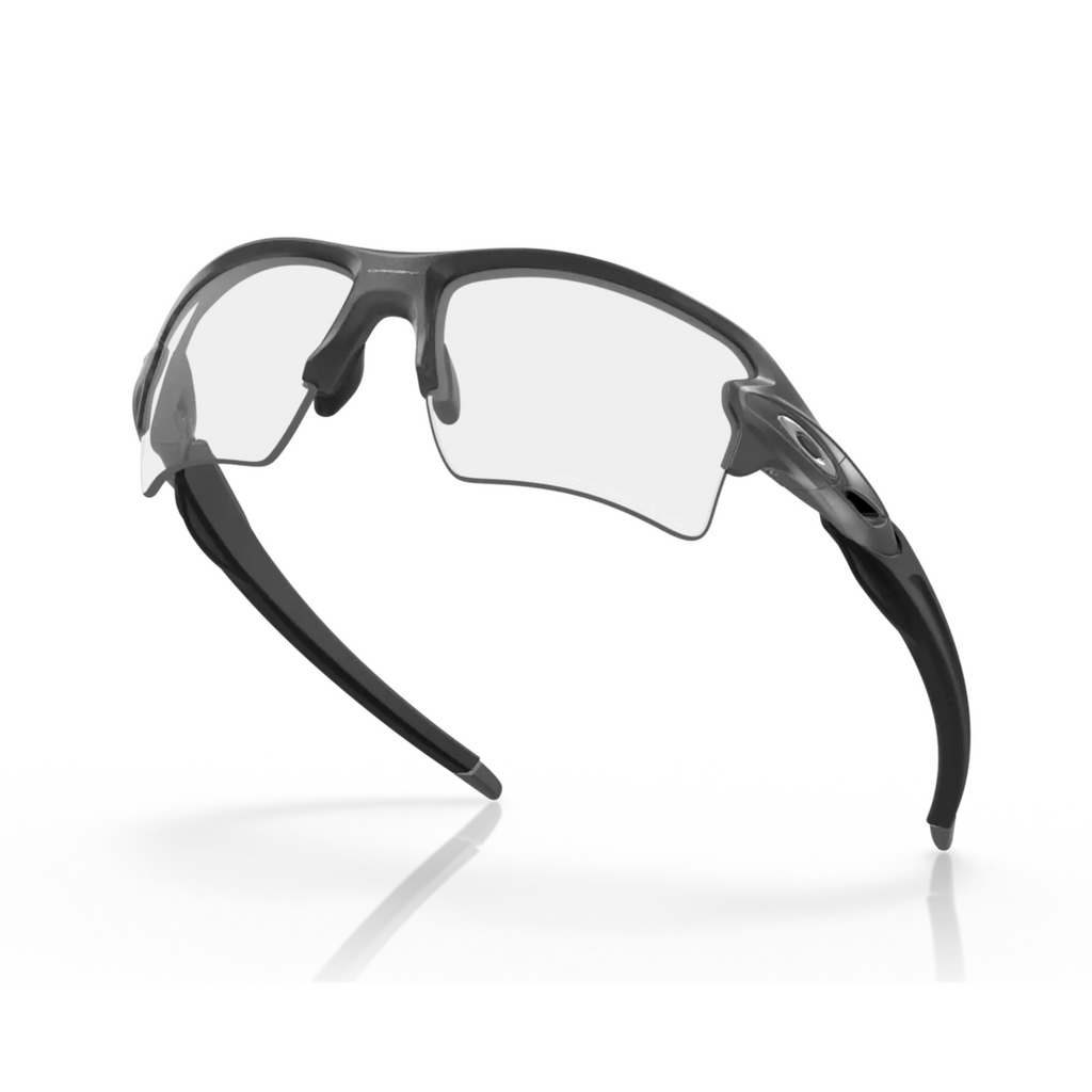 Oakley Flak 2.0 XL Sunglasses OO9188-1659 - Clear To Black Iridium Photochromic Lenses, Steel Frame