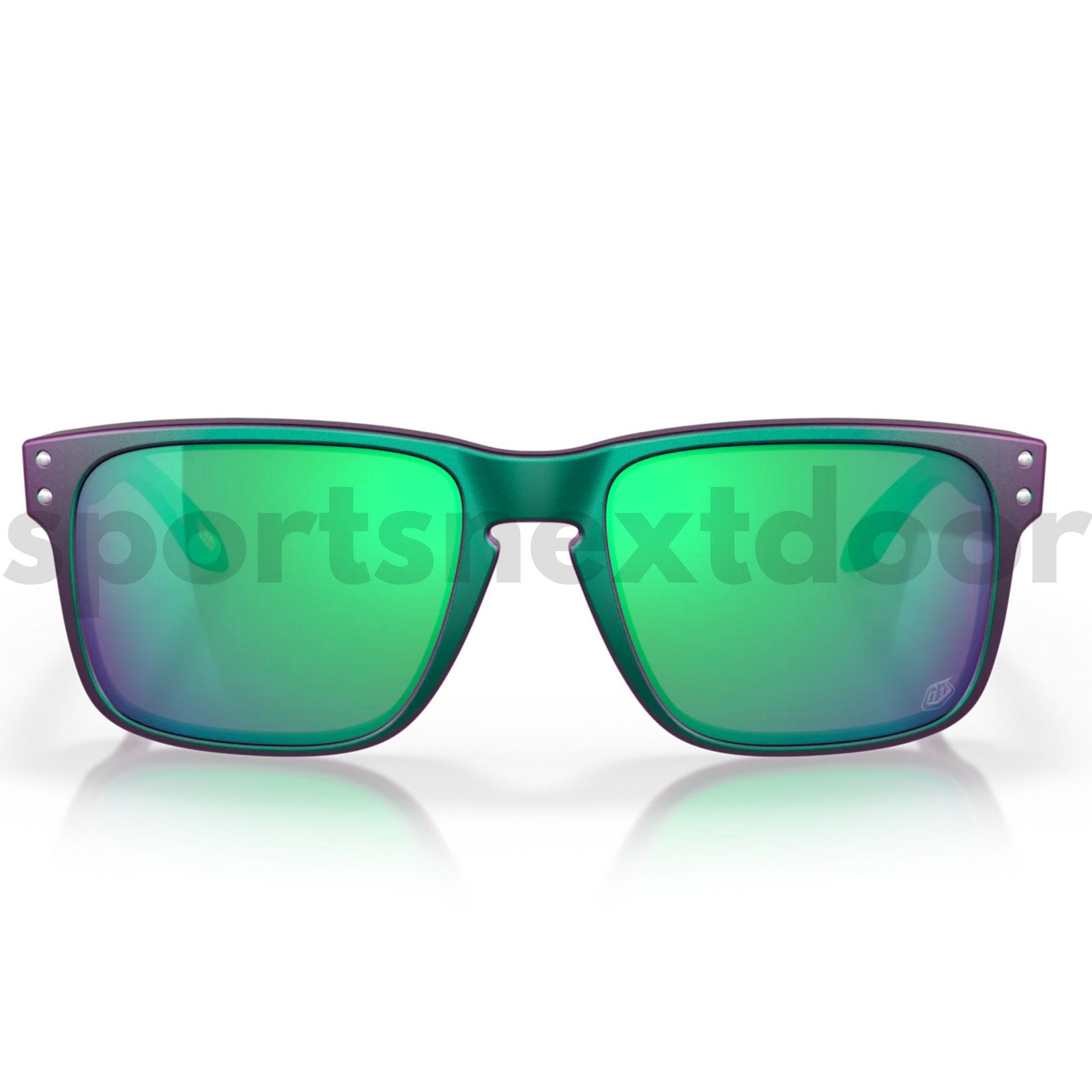 Oakley Holbrook Sunglasses OO9102-T455 - Prizm Jade Lenses, Troy Lee Designs Matte Purple Green Shift Frame