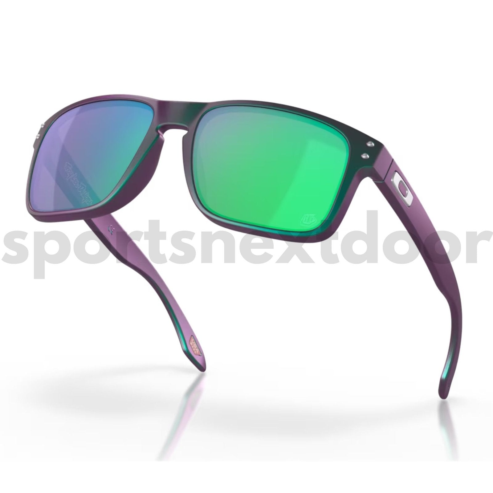 Oakley Holbrook Sunglasses OO9102-T455 - Prizm Jade Lenses, Troy Lee Designs Matte Purple Green Shift Frame