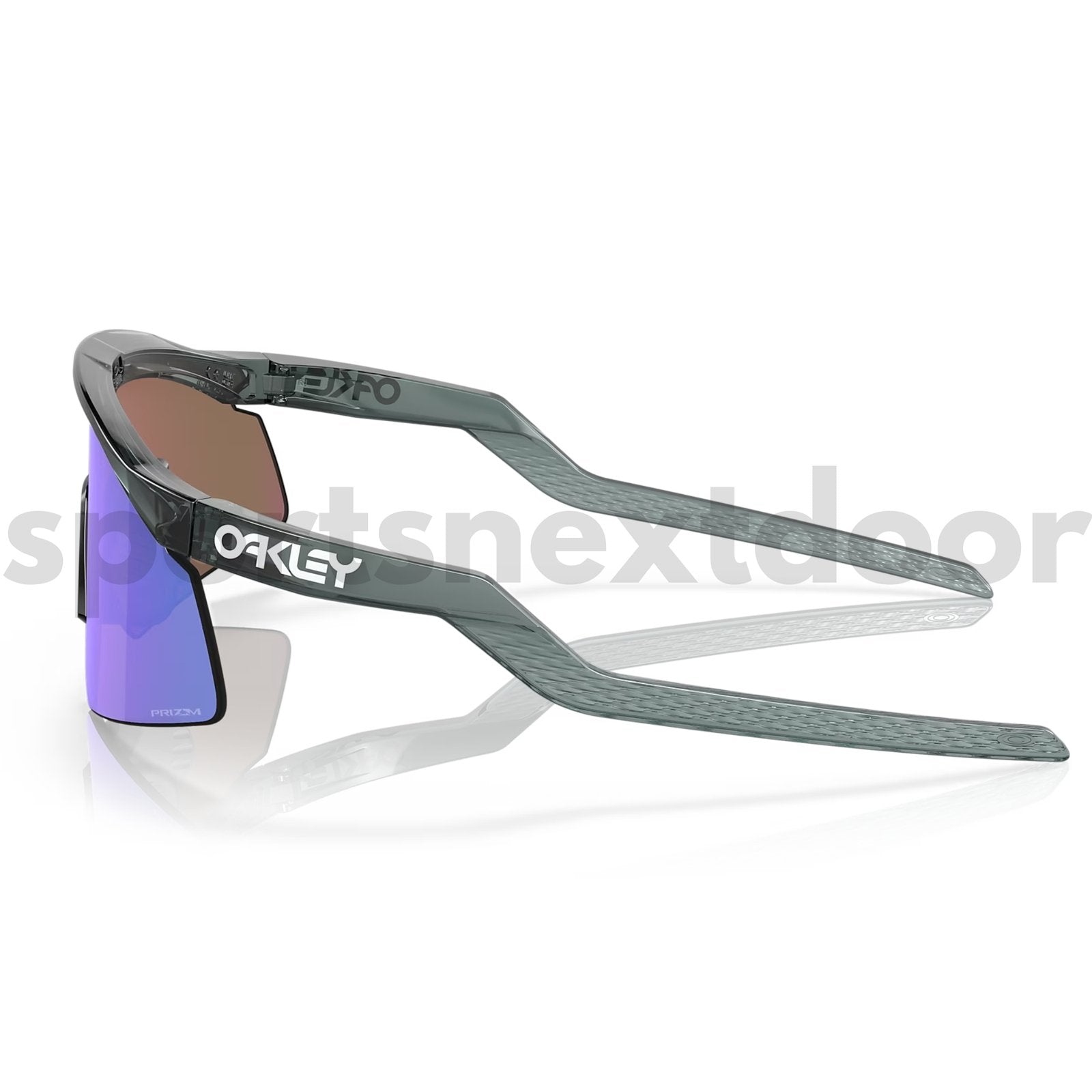Oakley Hydra Sunglasses OO9229-0437, Prizm Violet Lenses, Crystal Black Frame