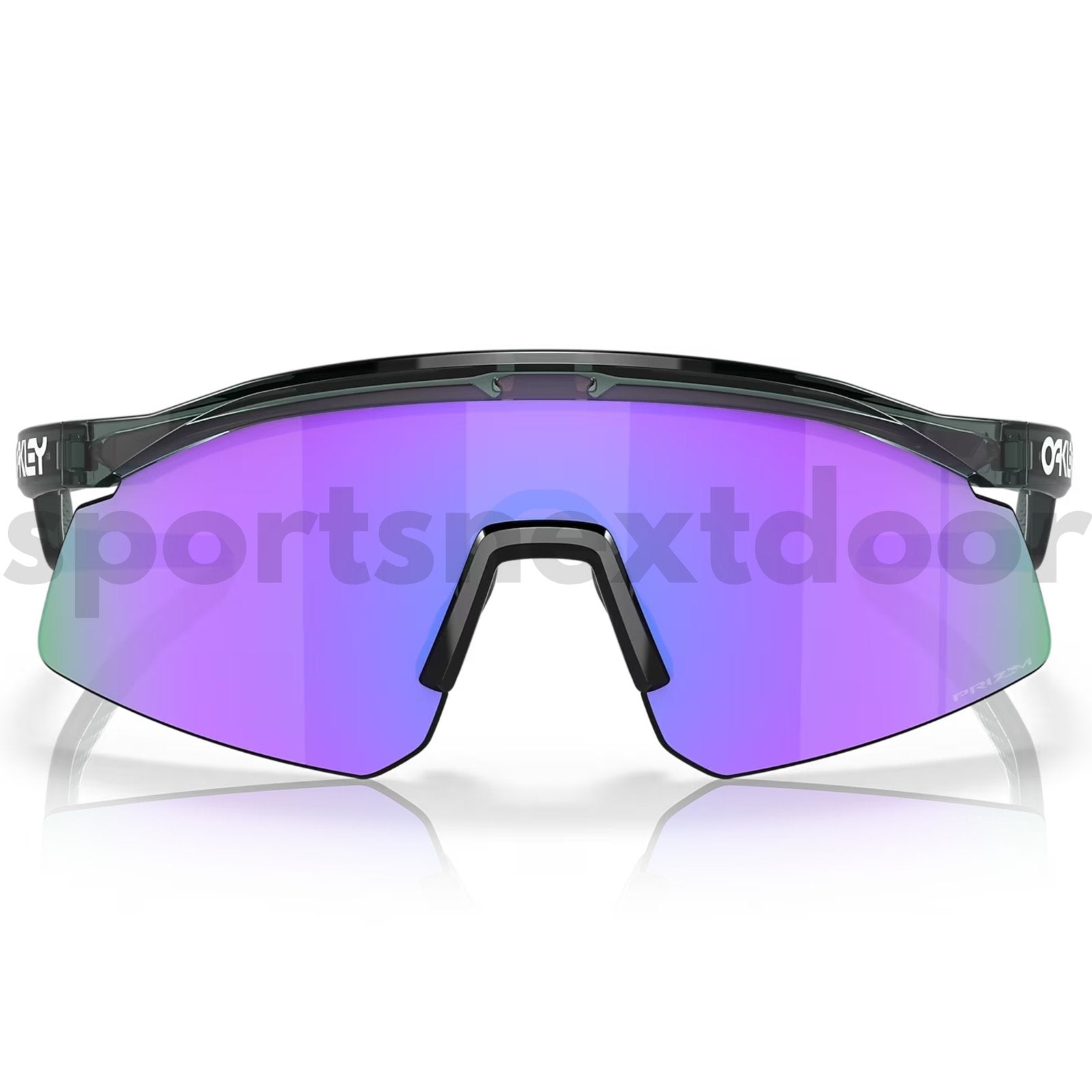 Oakley Hydra Sunglasses OO9229-0437, Prizm Violet Lenses, Crystal Black Frame