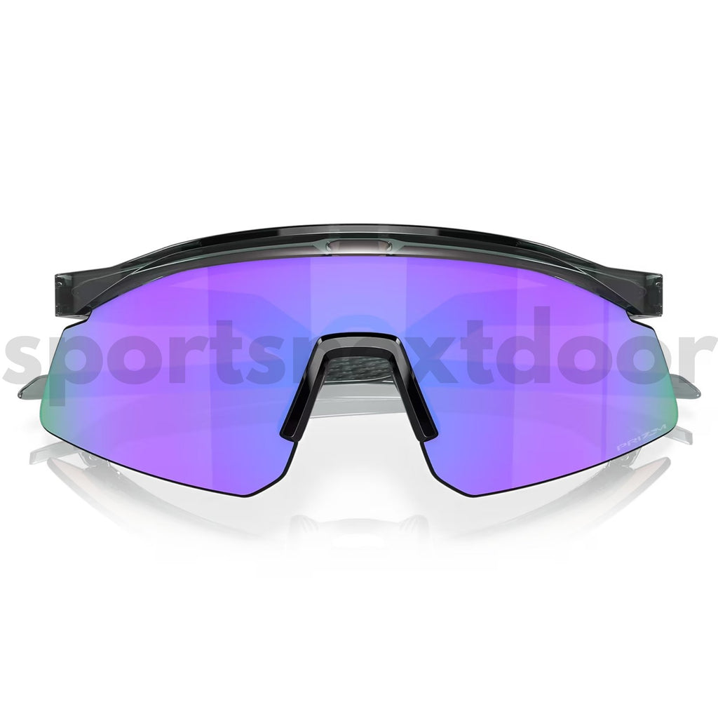 Oakley Hydra Sunglasses OO9229-0437, Prizm Violet Lenses, Crystal Black Frame