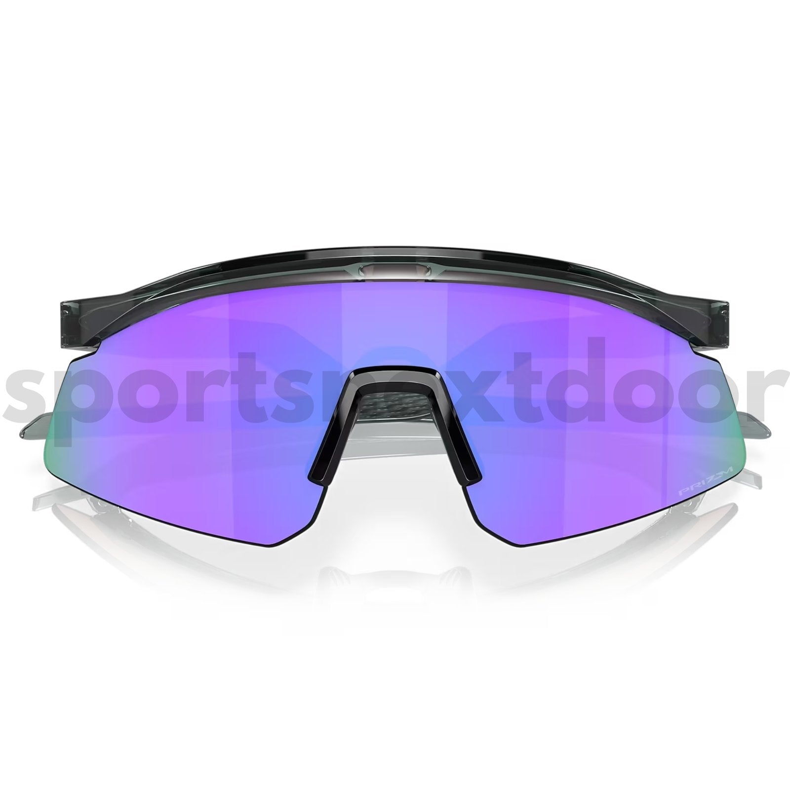 Oakley Hydra Sunglasses OO9229-0437, Prizm Violet Lenses, Crystal Black Frame