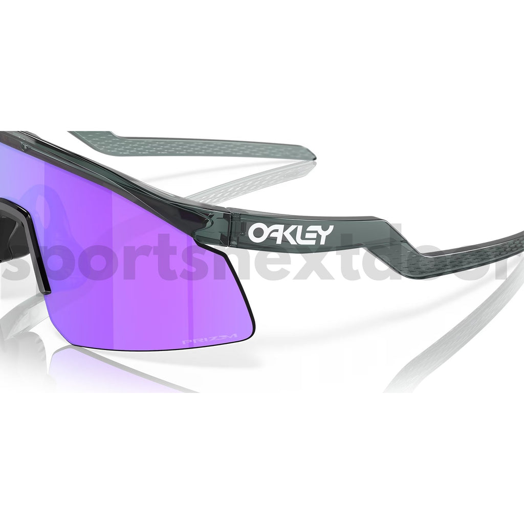 Oakley Hydra Sunglasses OO9229-0437, Prizm Violet Lenses, Crystal Black Frame