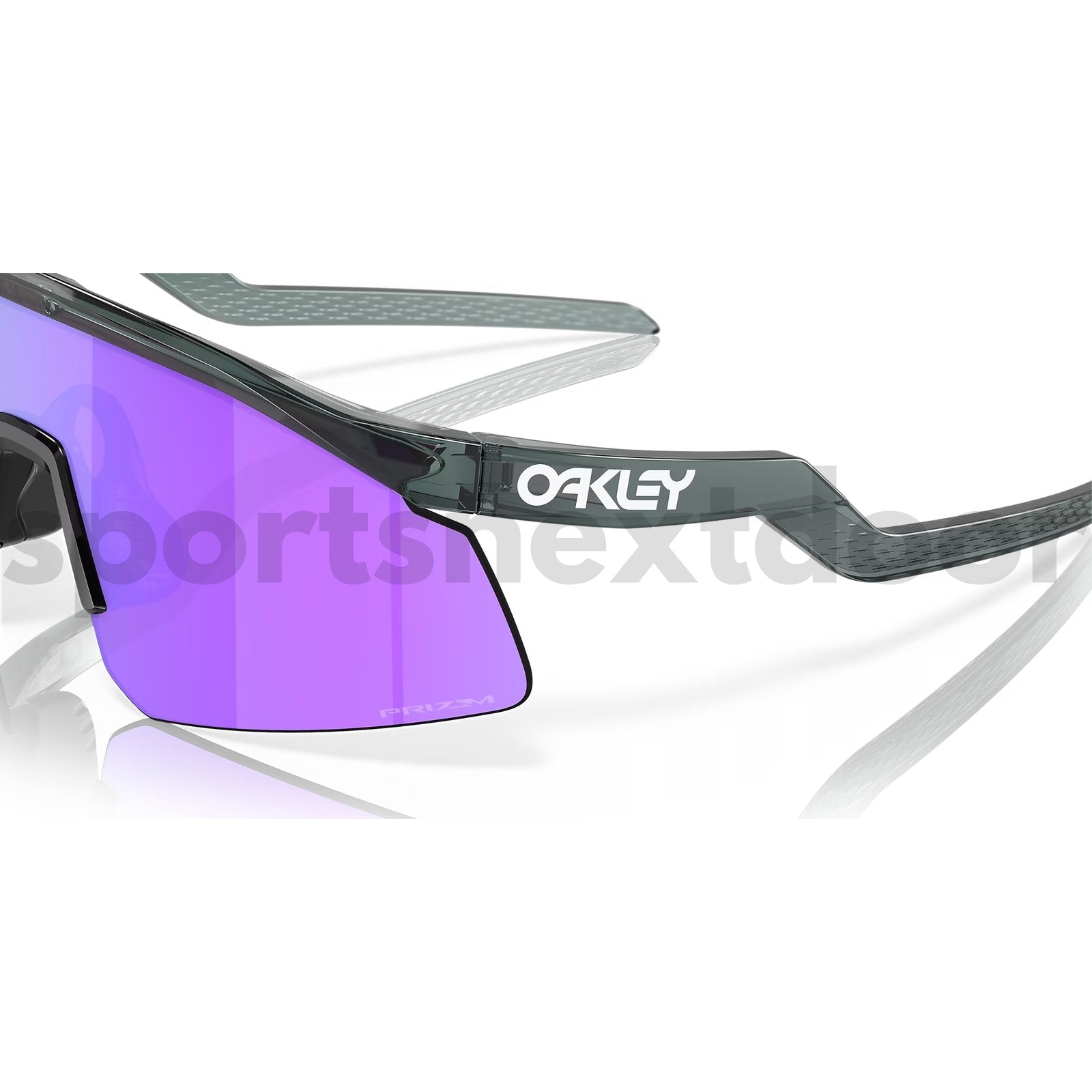 Oakley Hydra Sunglasses OO9229-0437, Prizm Violet Lenses, Crystal Black Frame